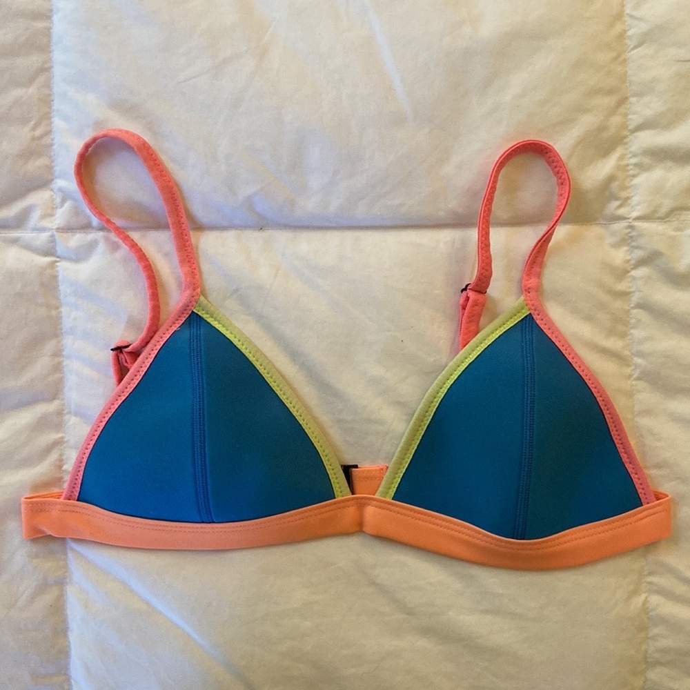 Triangl Neon Neoprene Bikini Top